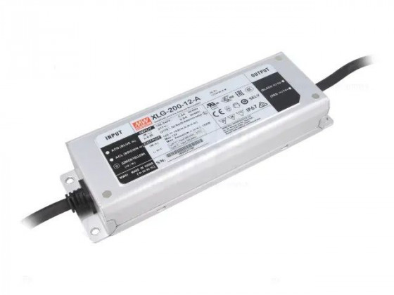 Referencia visual de Fuente Mean Well XLG-200-12-A IP67